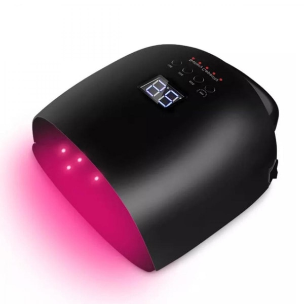 Ankomst Rödljus Moln LED Sladdlös Gel Polen Torktumlare UV-härdningsljus Uppladdningsbar pedikyrlampa Moln Sladdlös UV-ljus | Nageltork (svart)