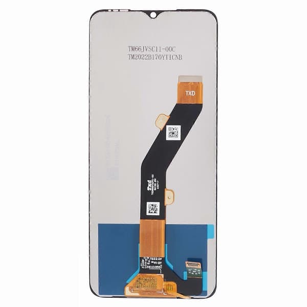 Til itel A70 Grade C LCD-skærm og digitizer samling (uden logo)