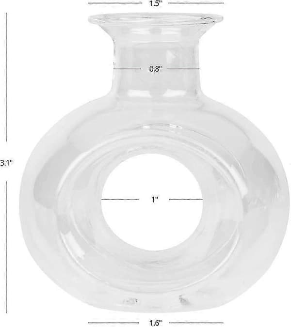 Hel 7,6 cm Hög Klar Glas Servettring Budvas