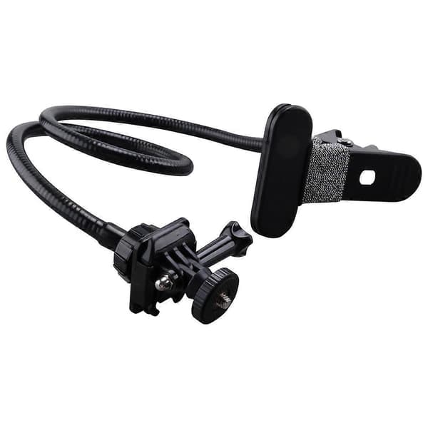 Webcam Stativ 25 Tommer Fleksibel Skrivebordsmontering Klemme Svanehals Stativ for Logitech Webcam C930E, C930, C920 black