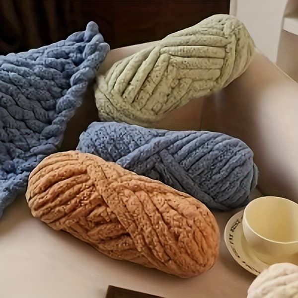 Rolls Ultra-Mykt Fingergarn 100% Polyester Håndstrikking Puter Tepper Skjerf 01#