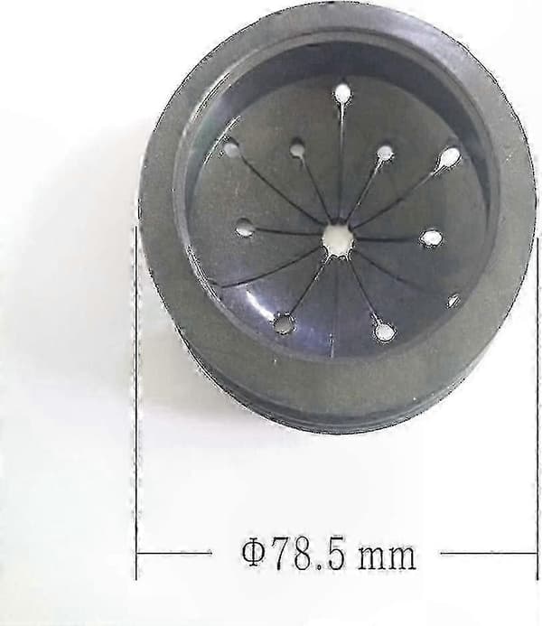 Sæt med 2 stænkskærme til affaldskværne, bortskaffelsestilbehør til sort affald Plastic Basin Plug