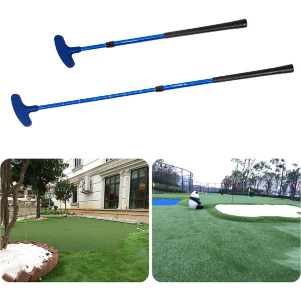 Högkvalitativ hållbar tvåvägs golfklubbskytte Vänster Hand Höger Hand Barn Blå