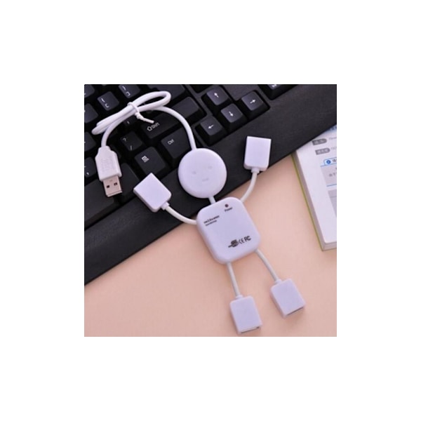 4-portars USB-hub i form av en man
