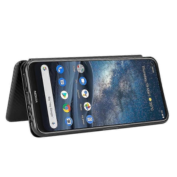 Nokia 8.3 5G Læder Etui - Premium Beskyttelse til Din Telefon Black