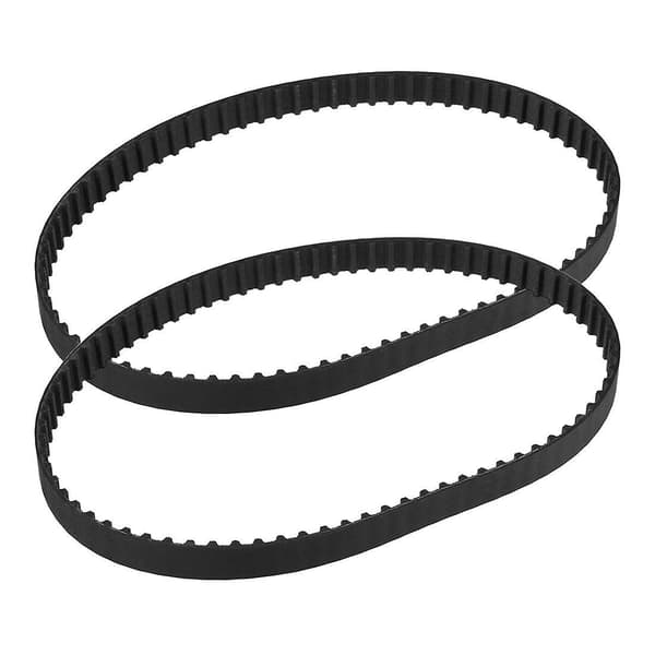 142XL Gummi Synkron Rem Stängd Loop Synkron Rem Skivor 10mm Bredd Black