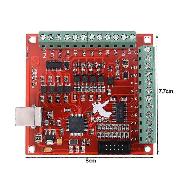 USB CNC Motion Controller Breakout Board 100kHz for Mach3 Gravering
