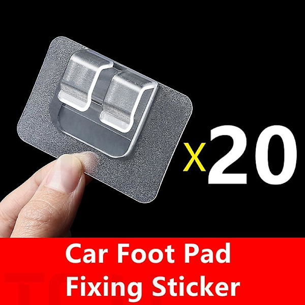 10 stk. bilgulvmatter antisklippklemme krok teppefester grep klemmer holdere automatisk feste