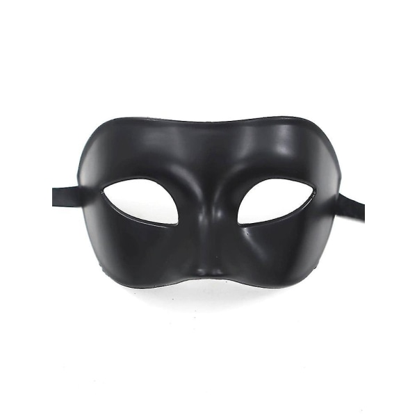 14 stilar Halloween-mask Halvt ansikte Vuxenfest Gentleman Maskerad Jul Halloween Cosplay Performance Mask Bal black