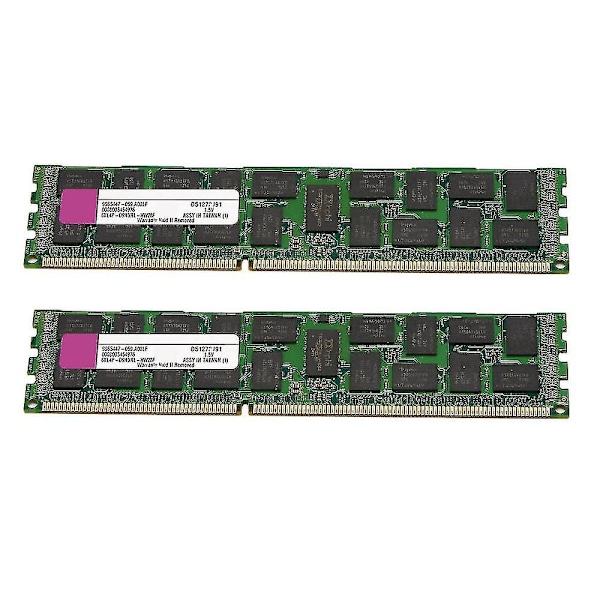 2x 4gb Ddr3 Ram Muisti Reg 1333mhz Pc3-10600 1.5v Dimm 240 Pinniä Intel Työpöytä Ram Memoria Varten