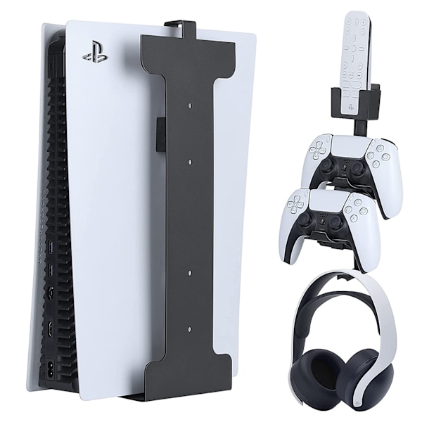 PS5 spelkonsol universellt väggfäste värd förvaringsfäste spelkontroller hörlurar PS5 värdfäste Headphone Grip Bracket