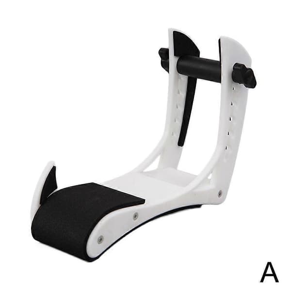 Justerbart Elektriskt Gitarrbenstöd Halkfritt Ergonomiskt Gitarrhållare White