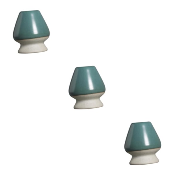 1/2/3 Handgjord Matcha Vispställ Te-ceremoni Teservis för Grönt 6 x 7cm 3-set 3Set Green 6 x 7cm