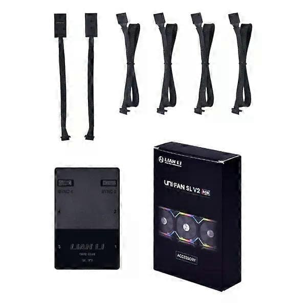 Lian-Li UNI HUB SLV2 L-Connect 3 Controller (Inkluderar Förlängda Strömkabelsatser)