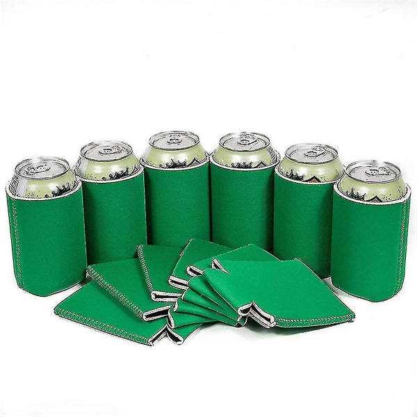 6-pack tomma ölburkkylare fodral av neopren ölburkkylare dryckesflaskhållare Green