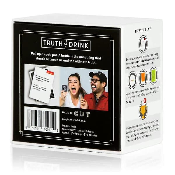 Truth Or Drink -korttipeli aikuisille, juomapeli