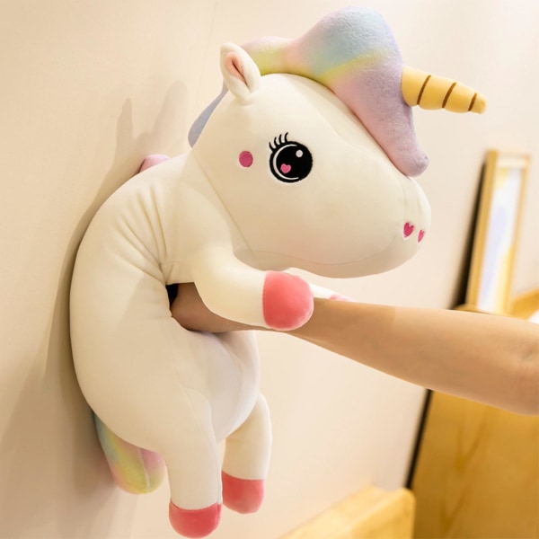 65 cm Unicorn plyschleksaksdockor som är motståndskraftiga mot att dra Klämningspresent till flicka Kvinnor Älskar Flickvän
