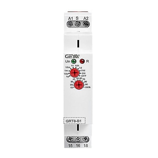 GRT8-B1 Forsinket slukketid Relæ Timer Relæ Elektronisk Type 16A, GRT8-B1 AC230V
