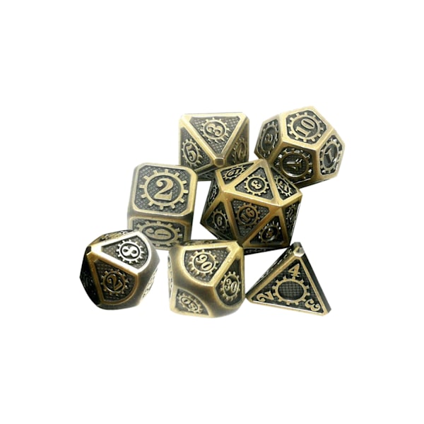 Set med 7 DrackonScalesForDicesDndPathfinderRpg Brädspels Tärningar05