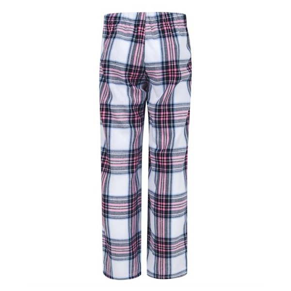SF Minni Barn/Barn Tartan Lounge Bukser 13 år Hvit/Rosa Hvit/Rosa Rute Hvit/Rosa Rute White/Pink Check 13 Years