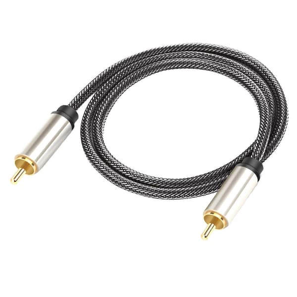 Stereo Lydkabel RCA Hann til Hann 0.5m 1.5m