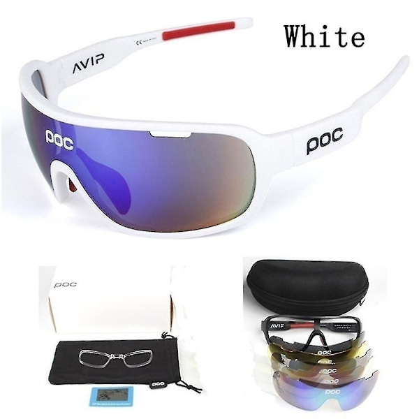 Poc Outdoor -polarisaatiolasit urheiluun, pyöräilyyn, maastopyöräilyyn, tuulenpitävät UV-pyöräilylasit -e