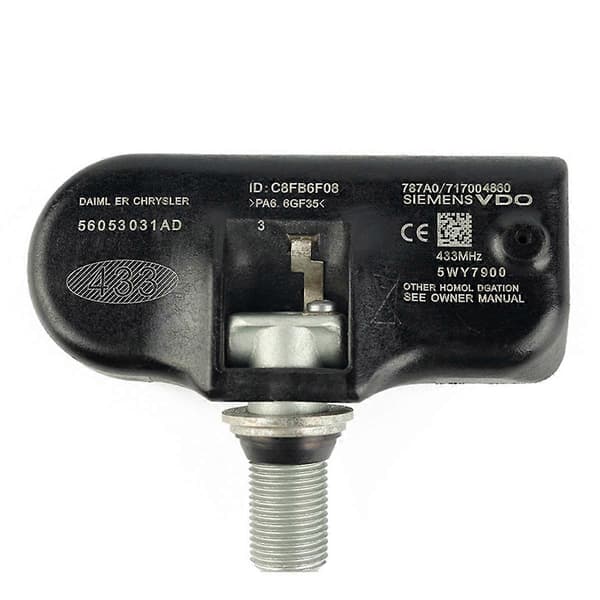 4X 56053031AD til DÆKTRYKSSENSOR TPMS 433MHz -CH10 black