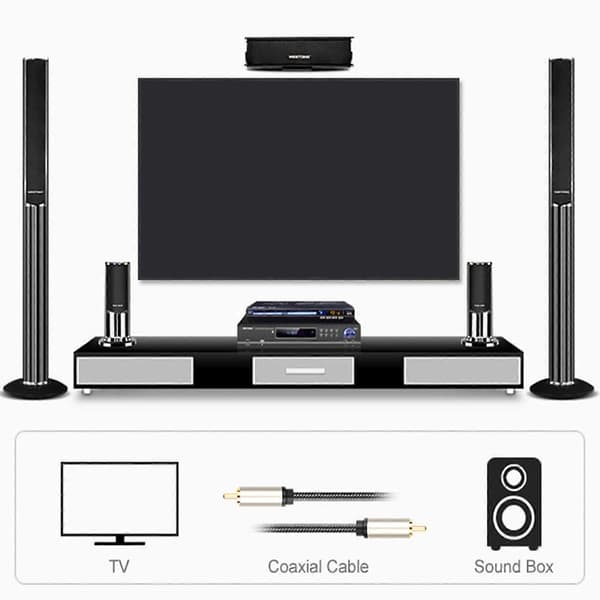 Stereo lydkabel RCA hann til hann 0. 5m