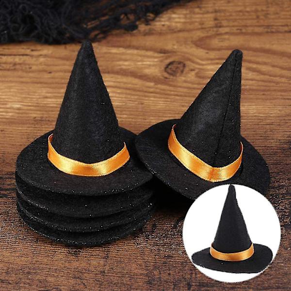 6 st Mini Filt Hattar Flaska R För Diy H Tillbehör Hantverk ()