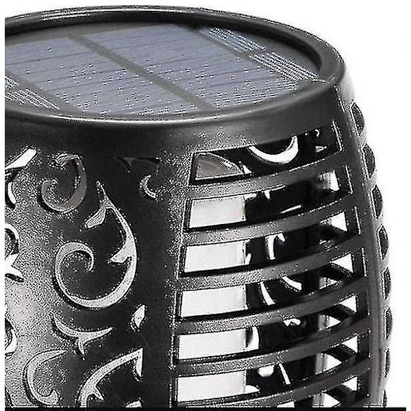 12 LED Solarlampa Utomhus med Flameffekt, IP65 Solar En 2pcs