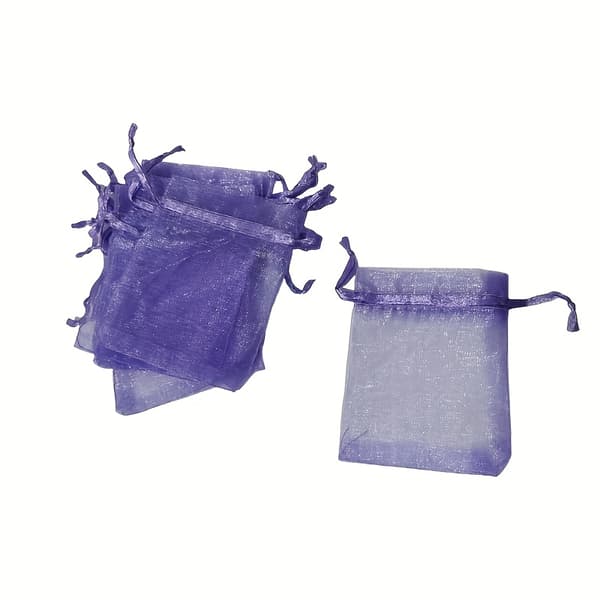 20 st Enfärgade Bröllopsgodispåsar med Dragsko, Presentförpackning, Smycken och Accessoarer, Nätpåsar 20pcs