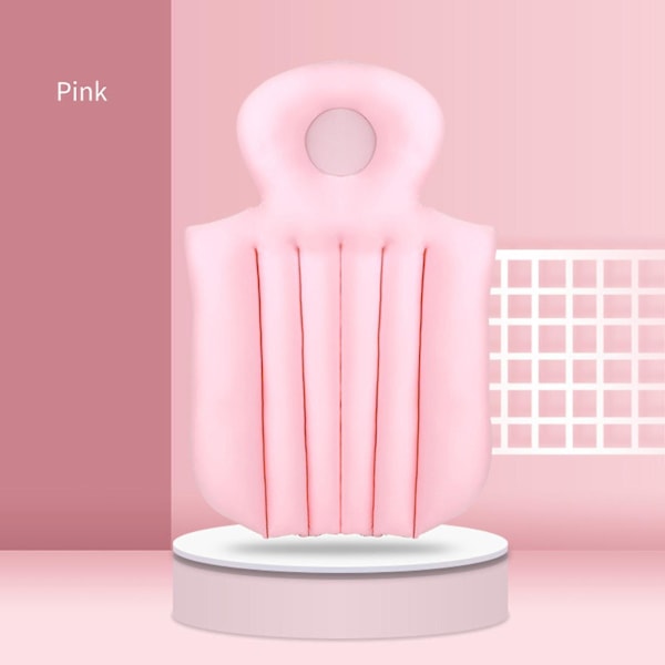 Stor badkudde för hela kroppen, badkudde för vuxna, badkudde för spa, dusch, badkar, sugproppskudde [kk] Rosa Pink B