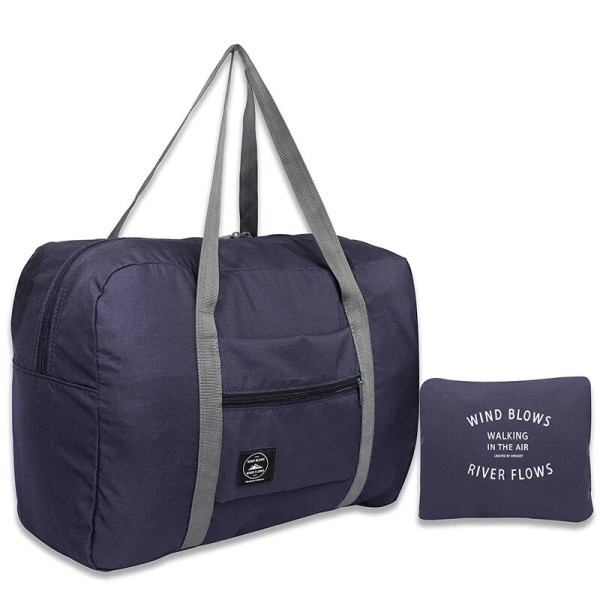 Modereseväska med stor kapacitet för Unsiex Weekend Bag Handtag Bag Reseväska Dropshipping Dark blue