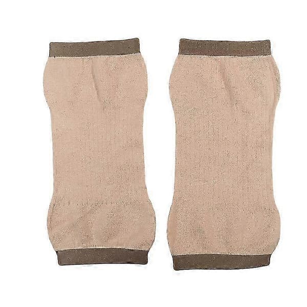 Ull knebeskyttelse for forebygging av leddgikt og varme brown One Size