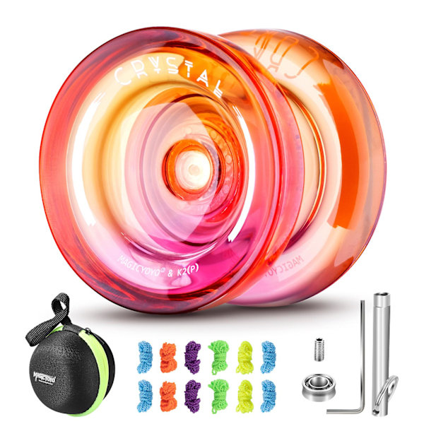 Magicyoyo Plast Yo-yo med Dubbel Funktion K2 Crystal Gradient K2 Yoyo Pack of 2