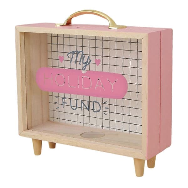 Äventyrsarkivbox, Reseskuggbox, Biljettskuggbox, Rosa