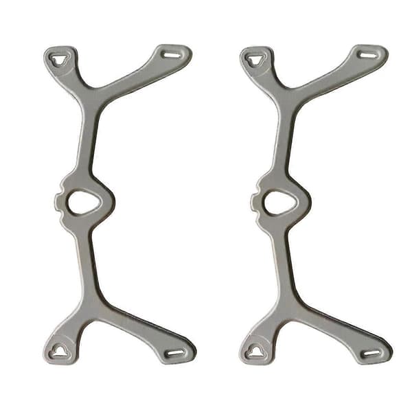 2-paknings stofframme for Wisp nesemaske, erstatningsstofframme for Wisp hodeplagg, Wisp Cpap-maske Gray