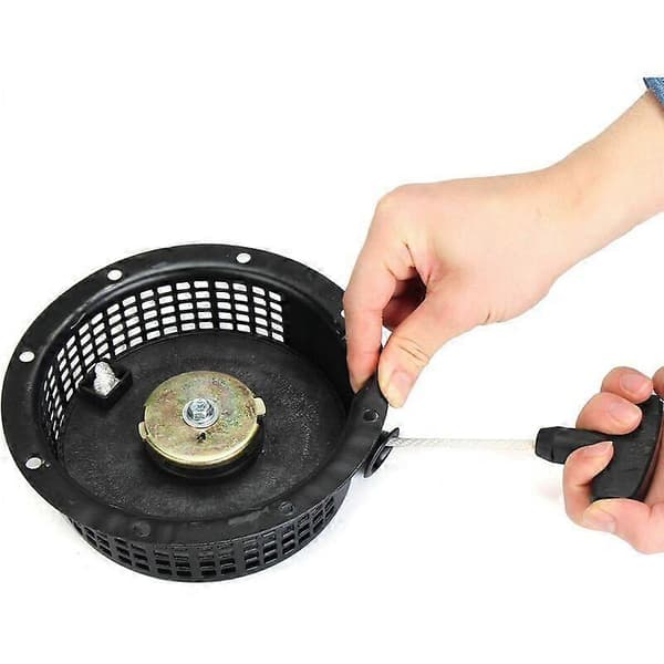 Trækstart Starter Rekyl Passer til Ey28 Robin Subaru Motor Generator, Sort, 1 Stk. Udgave 5 5