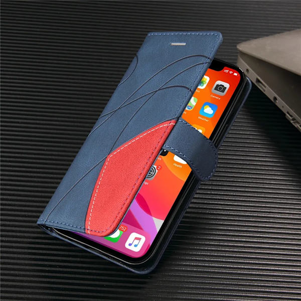 Læder Flip Cover til iPhone 15 Plus, iPhone 15 Plus Telefon Cover til Apple iPhone 15 Plus