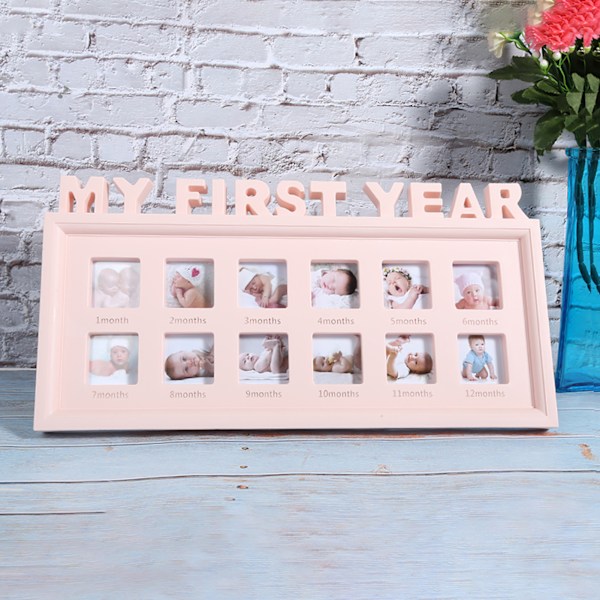 Baby Bilder Minnesram Baby Nyfödd Vägg Fotoramar Minnesvärda Fotografier Album 0.8