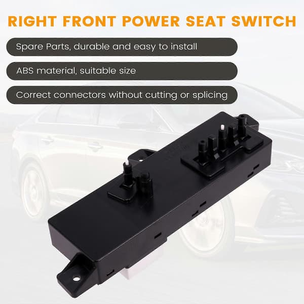 Elektrisk Setebryter Høyre Front 88295-C3AK0 for Black