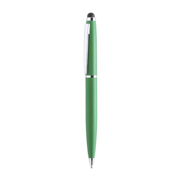 Blå penna med touch stylus - bläckblå Färg - Grön billigt