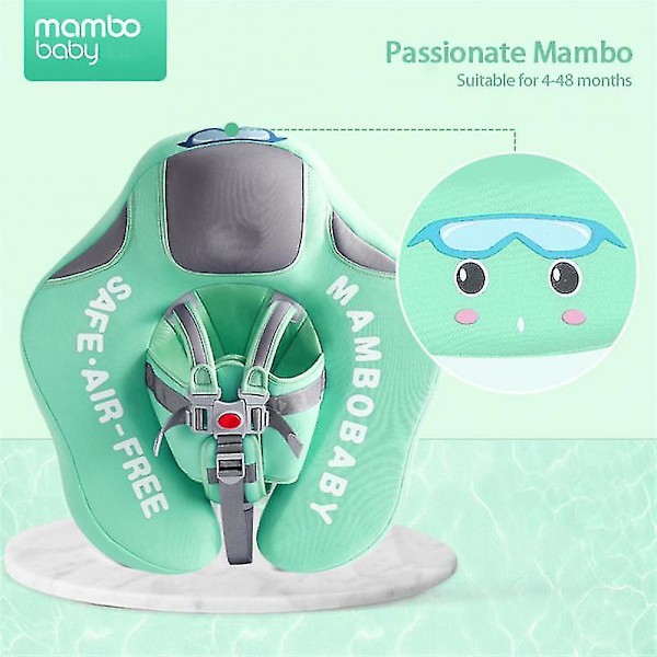 Mambobaby Baby Float Liggende Baderinger Spedbarn Midje Badering Småbarn