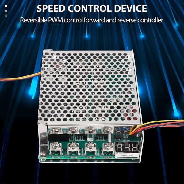 DC 10-55v 100a 3000w Motorhastighetskontroller Reversibel PWM-kontroll Fremover- og bakoverkontroller silver