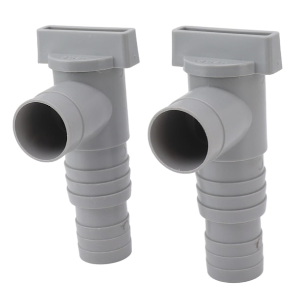 Basseng Stengeventil PVC Enkel Installering Basseng Stempelventiler Erstatning for 32mm Slange Koblet til Basseng NO.9263