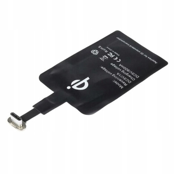 QI-adapter USB-C induktiv laddningsmottagare, JL539