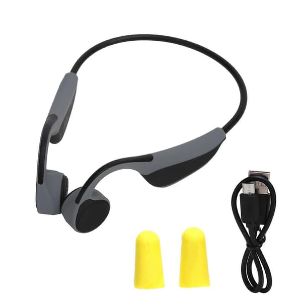 V9 Benlednings Bluetooth Headset Touch Control Stereo Omgivande Sportlurar