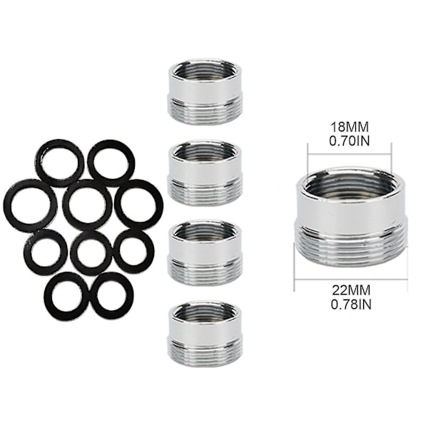 Stk. Vandhane Adapter Sæt Køkken Han Hun Messing Vandhane Adapter Vandrenser Belufter Konnektor Messing Belufter Adapter-2-