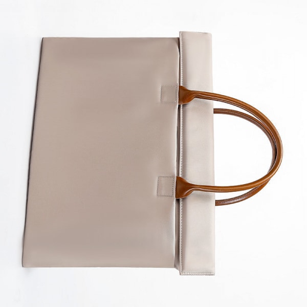 Laptop Axelväska Kompatibel med MacBook Pro 16 tum 2023-2019 M2 A2780 M1 A2485 A2141, 15-15,6 tum Notebook, Plats för Strömförsörjning (Khaki)