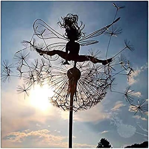 Fairy Garden Skulpturer Feer Och Maskrosor Dansa Tillsammans Robin Whites Elf Dekoration Hantverk Style 1